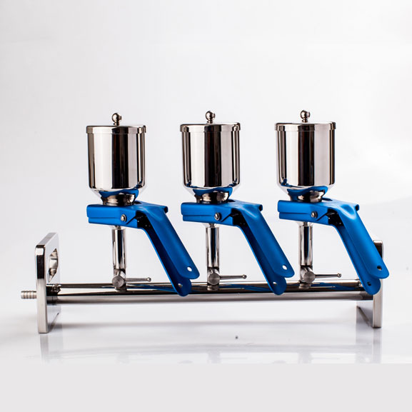 JTFA0211不銹鋼三聯(lián)溶劑過(guò)濾器砂芯過(guò)濾裝置